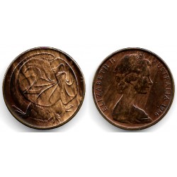 (63) Australia. 1966. 2 Cents (MBC)