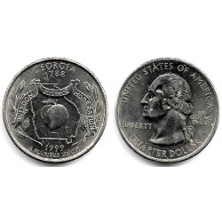 (296) Estados Unidos de América. 1999(D). Quarter Dollar (EBC)