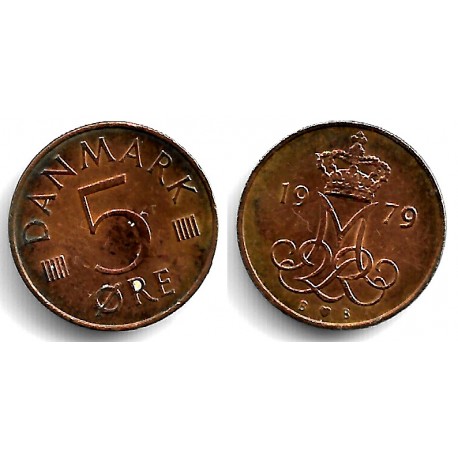 (859.2) Dinamarca. 1979. 5 Ore (MBC)