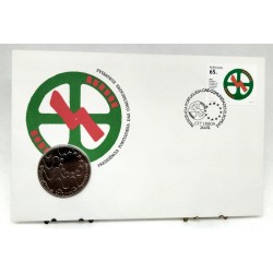 Portugal. 1992. Sobre Conmemorativo con Sello y Moneda (Nuevo)
