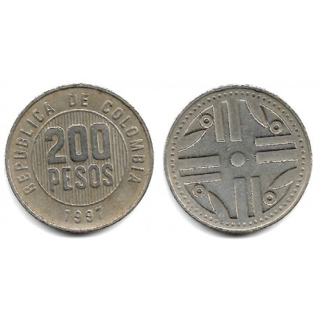 (287) Colombia. 1997. 200 Pesos (MBC)