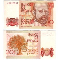 España. 1980. 200 Pesetas (EBC) Serie J