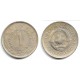 (59) Yugoslavia. 1980. 1 Dinar (MBC+)