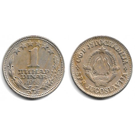 (48) Yugoslavia. 1968. 1 Dinar (MBC+)
