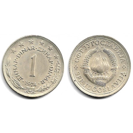 (59) Yugoslavia. 1974. 1 Dinar (EBC)