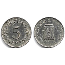 (10) Malta. 1972. 5 Cents (MBC)