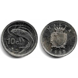 (96) Malta. 1998. 10 Cents (EBC)