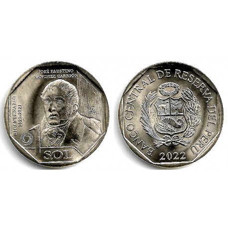Perú. 2022. 1 Sol (SC) José Faustino Sanchez Carrión