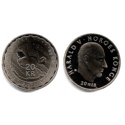 Noruega. 2018. 20 Kroner (Proof)