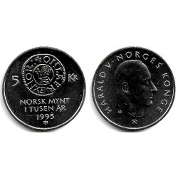 Noruega. 1995. 5 Kroner (SC)