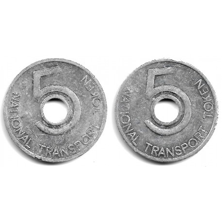 National Transport Token. 5 (EBC)