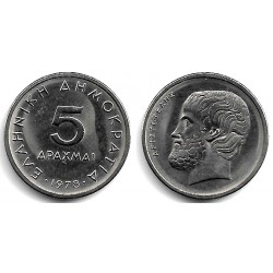 (118) Grecia. 1978. 5 Drachma (SC)