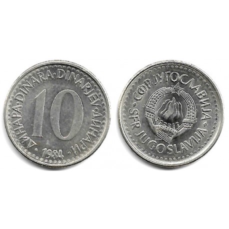 (89) Yugoslavia. 1984. 10 Dinara (EBC)