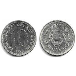 (89) Yugoslavia. 1985. 10 Dinara (EBC)