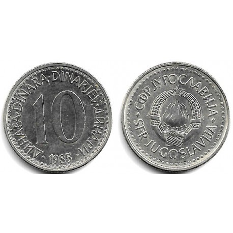 (89) Yugoslavia. 1985. 10 Dinara (EBC)