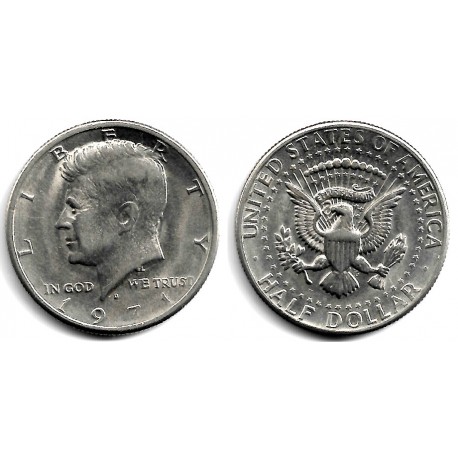 (202b) Estados Unidos de América. 1971(D). Half Dollar (MBC+)