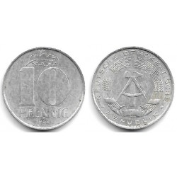(10) Alemania Democrática. 1968(A). 10 Pfennig (MBC)
