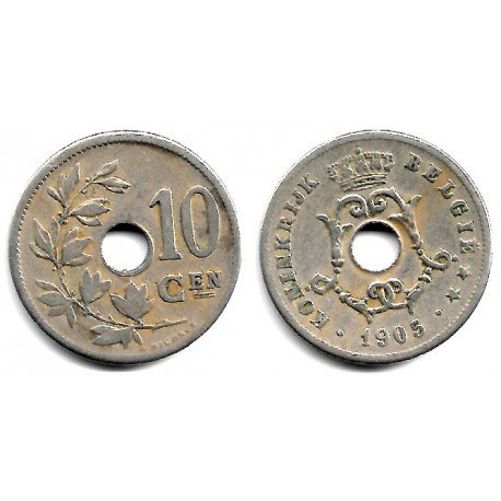 (53) Bélgica. 1905. 10 Centimes (MBC-)