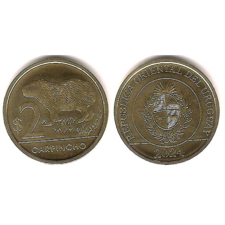 Uruguay. 2024. 2 Pesos (SC)