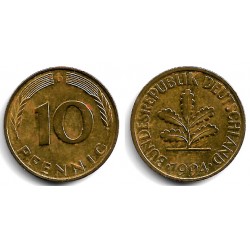 (108) Alemania. 1994(D). 10 Pfennig (MBC)