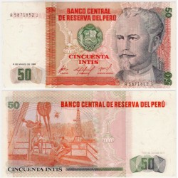 (131a) Perú. 1986. 50 Intis (SC)