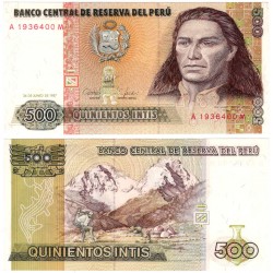 (134b) Perú. 1987. 500 Intis (SC)