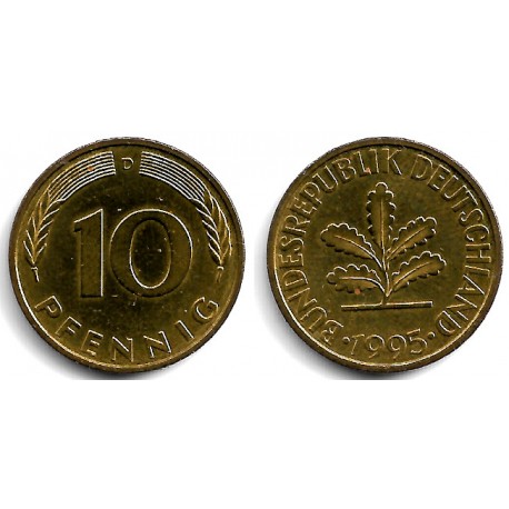 (108) Alemania. 1995(D). 10 Pfennig (EBC)