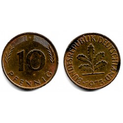 (108) Alemania. 1973(F). 10 Pfennig (MBC)