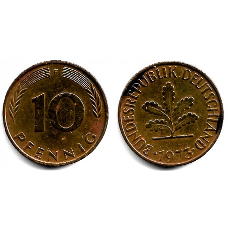 (108) Alemania. 1973(F). 10 Pfennig (MBC)