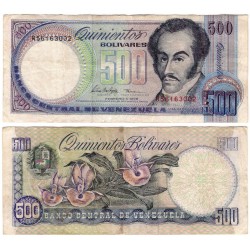 (67f) Venezuela. 1998. 500 Bolivares (BC+)