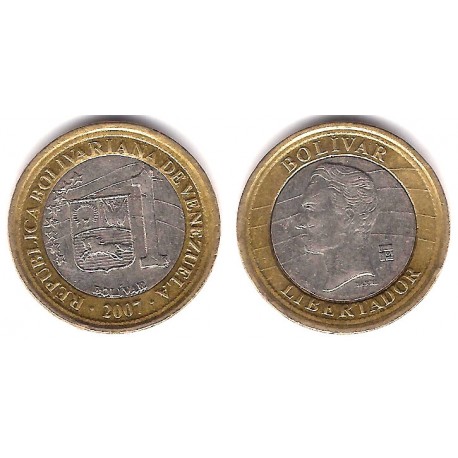 (Y93) Venezuela. 2007. 1 Bolivar (MBC-)