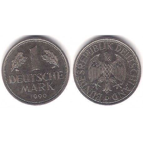 (110) Alemania. 1990(D). 1 Mark (SC-)