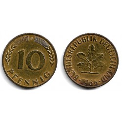 (108) Alemania. 1966(F). 10 Pfennig (MBC)