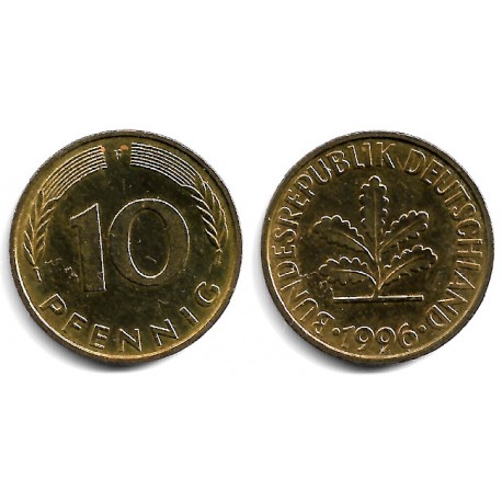 (108) Alemania. 1996(F). 10 Pfennig (MBC)