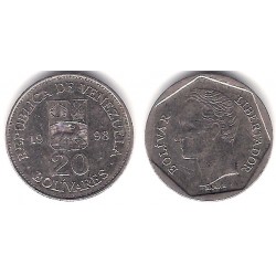 (Y76.2) Venezuela. 1998. 20 Bolivares (MBC)