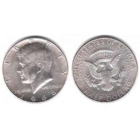 (202a) Estados Unidos de América. 1966. Half Dollar (SC)
