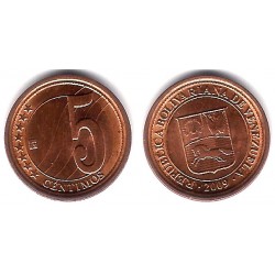 (Y88) Venezuela. 2009. 5 Céntimos (MBC+)