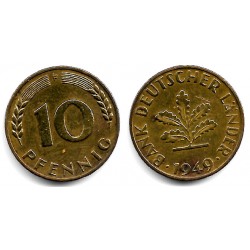 (103) Alemania. 1949(F). 10 Pfennig (MBC)