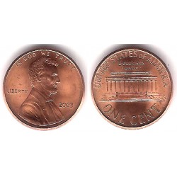 (201b) Estados Unidos de América. 2003. 1 Cent (SC-)