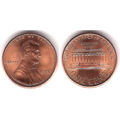 (201b) Estados Unidos de América. 2003. 1 Cent (SC-)