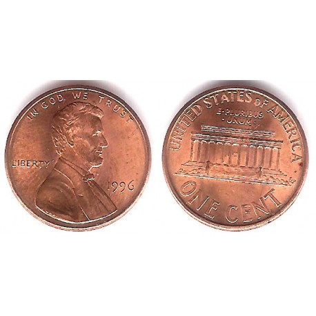 (201b) Estados Unidos de América. 1996. 1 Cent (SC-)