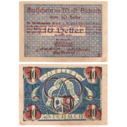 Aschach an der Donau. 1920. 10 Heller (EBC+)