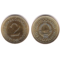 (87) Yugoslavia. 1982. 2 Dinara (EBC)