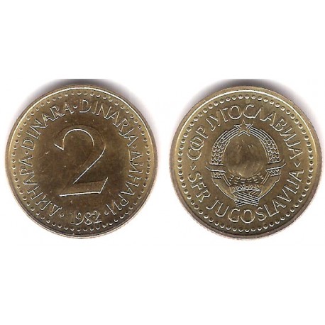 (87) Yugoslavia. 1982. 2 Dinara (EBC)