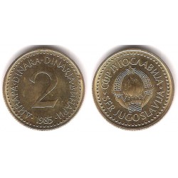 (87) Yugoslavia. 1985. 2 Dinara (EBC+)