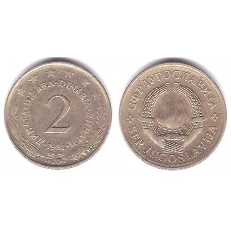(57) Yugoslavia. 1981. 2 Dinara (MBC)