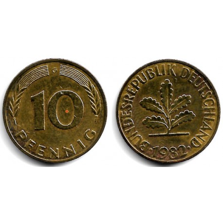 (108) Alemania. 1982(G). 10 Pfennig (MBC)