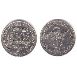 (6) Estados África Oeste. 1997. 50 Francs (MBC+)
