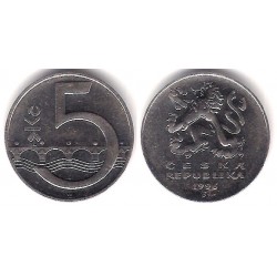 (8) República Checa. 1996. 5 Korun (MBC)