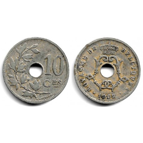 (49) Bélgica. 1902. 10 Centimes (MBC)